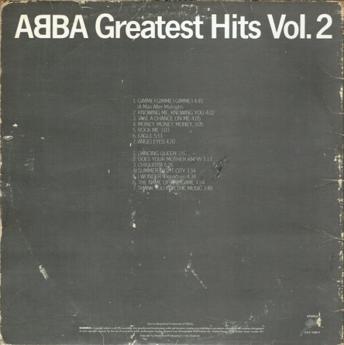 ABBA – Greatest Hits Vol. 2 LP