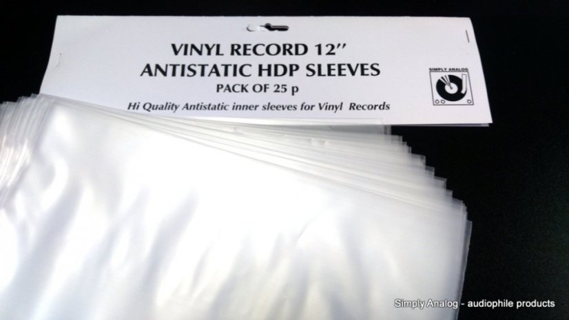 Simply Analog - 12" ANTISTATIC HDP SLEEVES