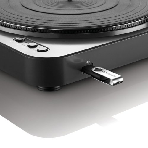 Lenco LBT-120BK - gramofon s přímým kódováním do MP3 a Bluetooth