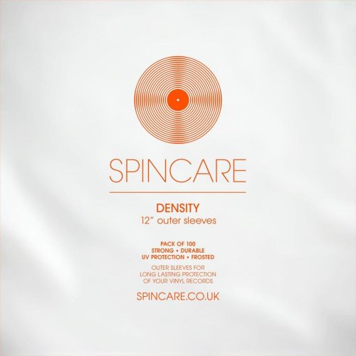 Spincare DENSITY 12 Inch 400g Polythene Outer Vinyl Record Sleeves 100 ks