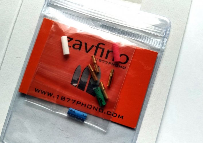 1877PHONO Zavfino -  FITclips Turntable Cartridge Clips Gold Plated