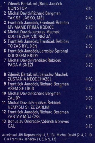 Michal David, Kroky Františka Janečka – Non Stop LP