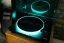 Lenco LS-50LEDBK - gramofon s reproduktory a LED osvětlením