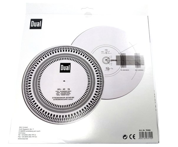 Šablona DUAL Stroboscope Disc-Acryl