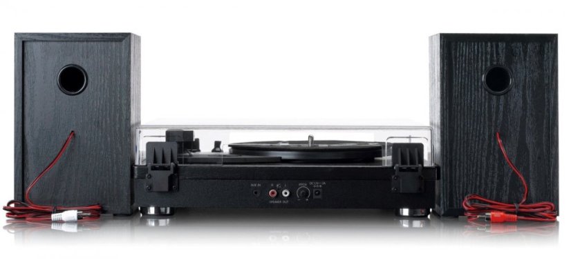 Lenco LS-101BK - gramofon se samostatnými reproduktory a BT