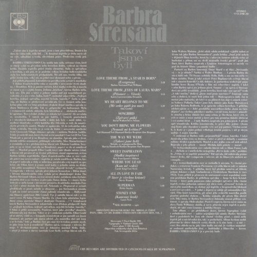 Barbra Streisand – Takoví Jsme Byli LP