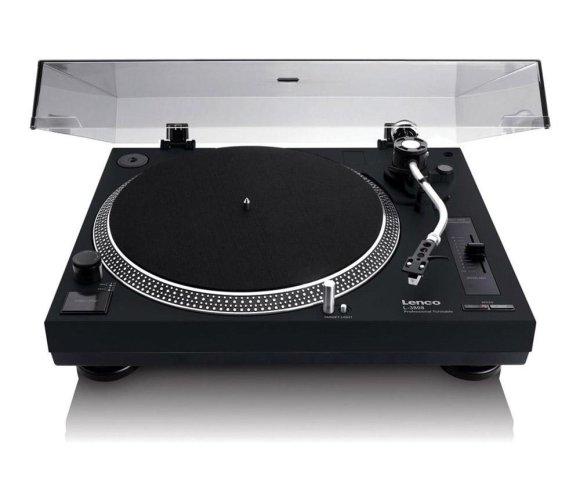 Lenco L-3808 - gramofon s přímým náhonem - Barva: Šedá