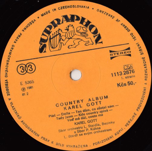 Karel Gott – Country Album LP