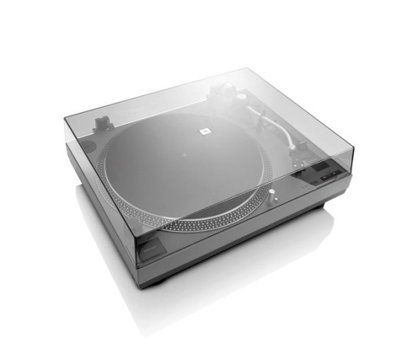 Lenco L-3808 - gramofon s přímým náhonem - Barva: Šedá