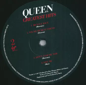 Queen - Greatest Hits 2LP Gatefold