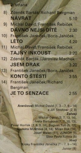 Kroky Františka Janečka – Je To Senzace LP