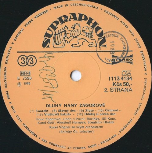 Various – Dluhy Hany Zagorové LP