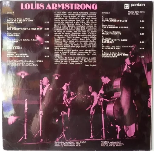 Louis Armstrong - Lucerna 1965 LP