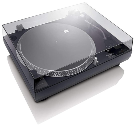 Lenco L-3808 - gramofon s přímým náhonem - Barva: Šedá