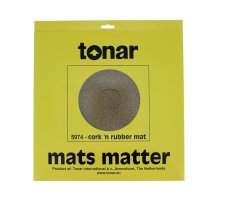 Tonar Cork & Rubber mixture turntable mat