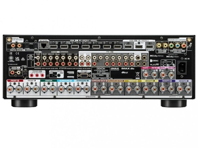 Denon AVC-X6800H - Barva: Černá