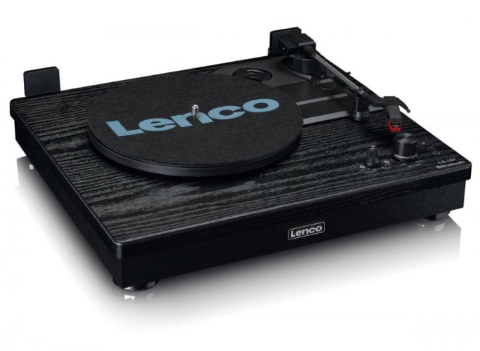 Lenco LS-101BK - gramofon se samostatnými reproduktory a BT