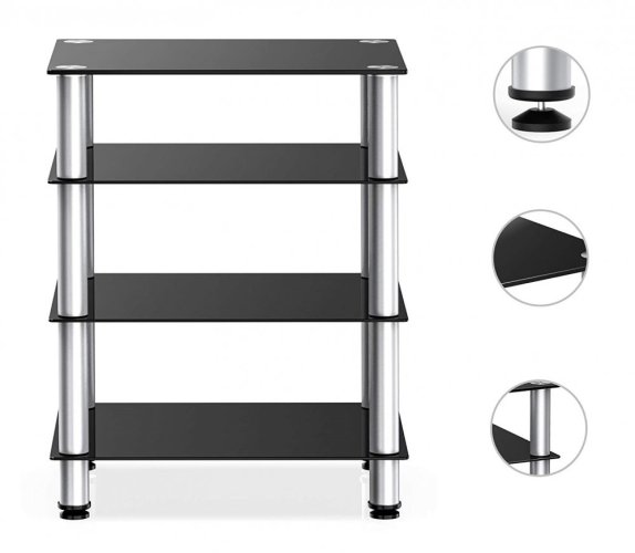 ELEKTRONIKA PRAHA - HIFI RACK 1 - Barva: Černá