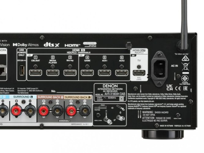 Denon AVR-X1800H DAB