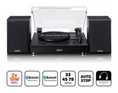 Lenco LS-101BK - gramofon se samostatnými reproduktory a BT