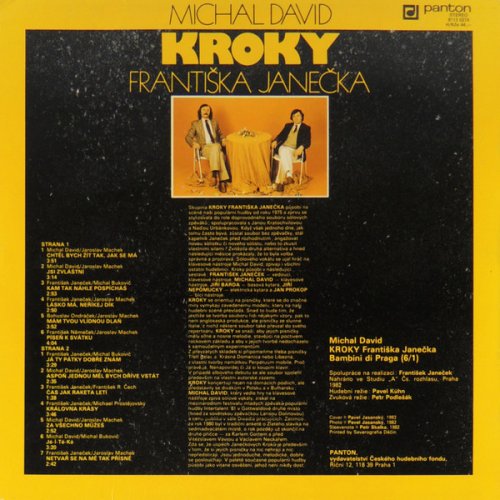 Michal David, Kroky Františka Janečka – Michal David, Kroky Františka Janečka LP