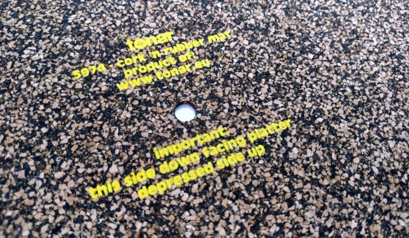 Tonar Cork & Rubber mixture turntable mat