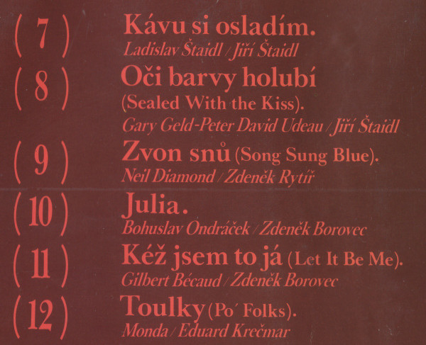 Karel Gott – Má Píseň LP