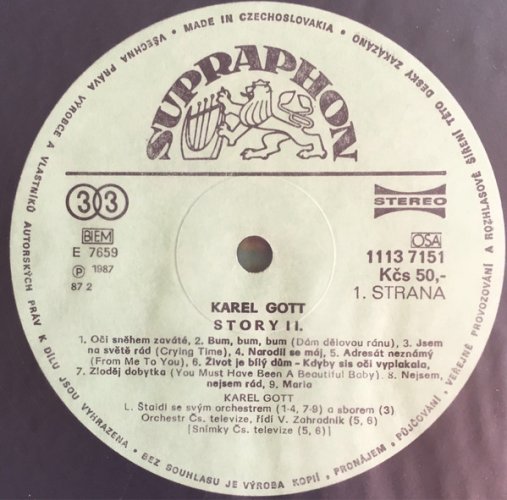 Karel Gott – Story 2 LP