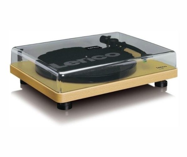 Lenco L 30 - gramofon s USB výstupem - Barva: Dřevo