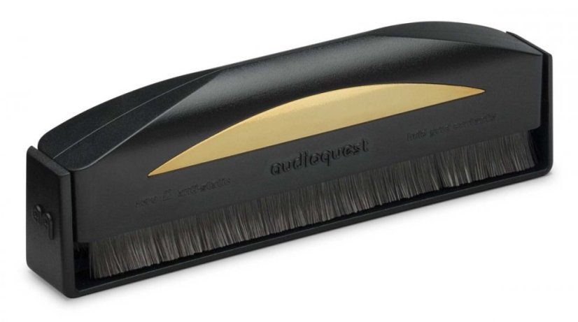 Audioquest Anti Static Record Brush - antistatický karbonový kartáček na čištění LP