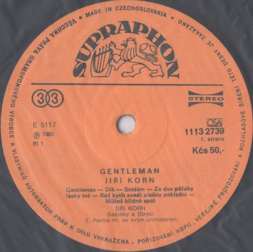 Jiří Korn – Gentleman LP