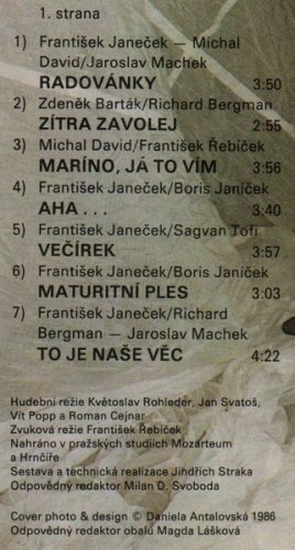 Kroky Františka Janečka – Je To Senzace LP