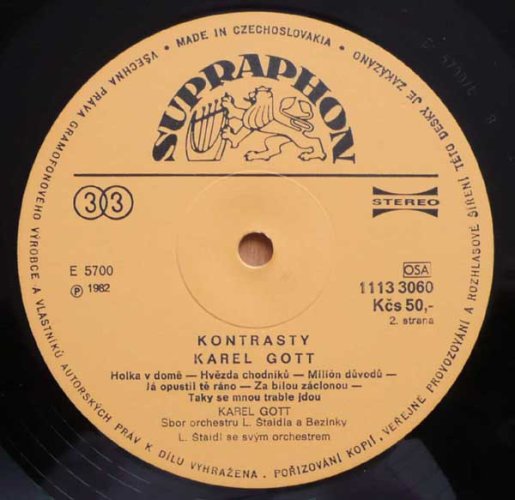 Karel Gott – Kontrasty LP