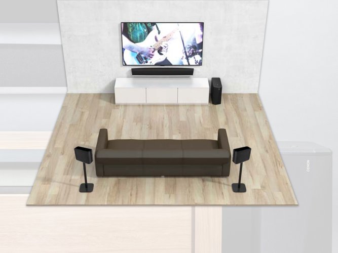 Denon HOME 250 - Barva: Černá