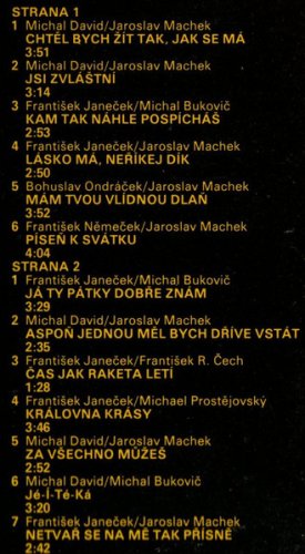 Michal David, Kroky Františka Janečka – Michal David, Kroky Františka Janečka LP