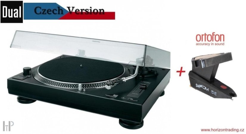 DUAL DTJ 301 USB + Ortofon - Přenosky: Ortofon Super OM 5E