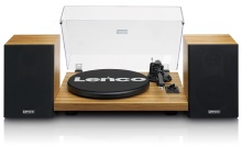 Lenco LS-500 - HiFi gramofon se samostatnými reproduktory - Barva: Dub - Sterling Oak