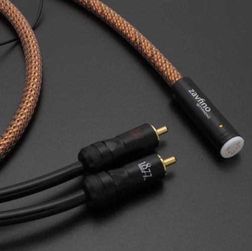 1877PHONO Zavfino THE COVE High Purity OFHC 2RCA - 5DIN