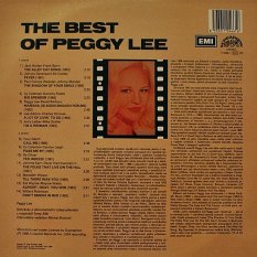 Peggy Lee – The Best Of Peggy Lee LP