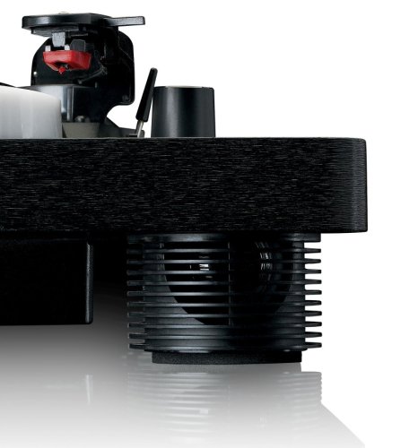 Lenco LS-50LEDBK - gramofon s reproduktory a LED osvětlením