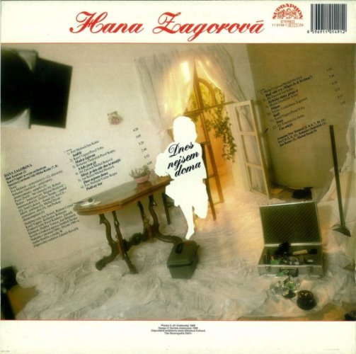 Hana Zagorová – Dnes Nejsem Doma LP
