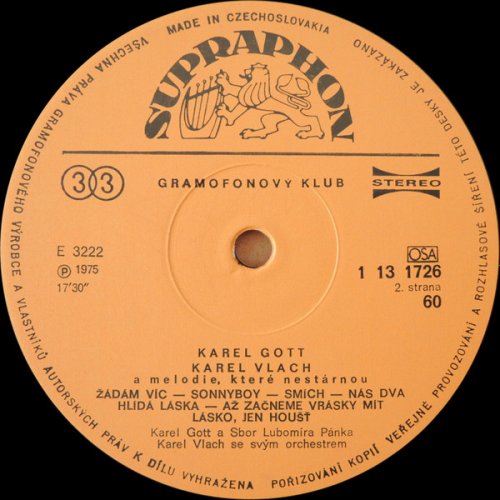 Karel Gott, Karel Vlach – Melodie, Které Nestárnou LP