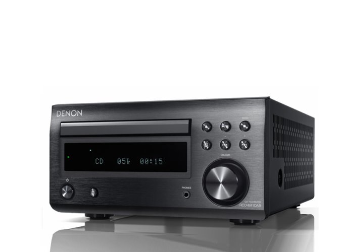 Denon RCD-M41DAB – mikro CD receiver s DAB+ a Bluetooth (černá)