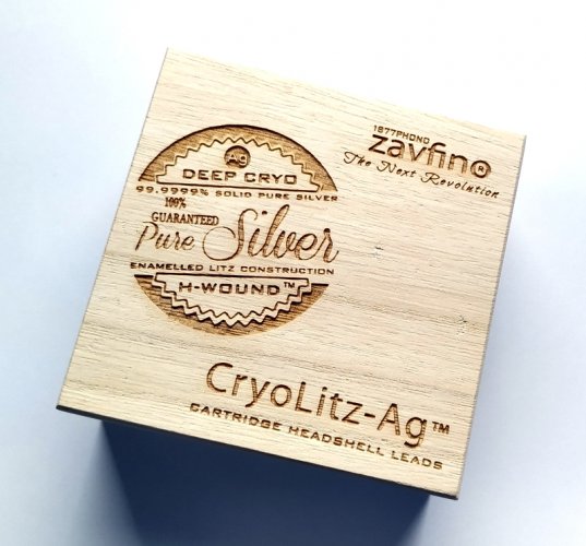 1877PHONO Zavfino CryoLitz-Ag Litz Pure Silver