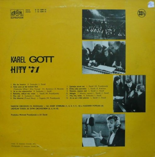 Karel Gott – Hity '71 LP