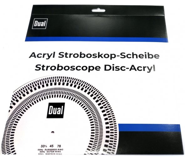 Šablona DUAL Stroboscope Disc-Acryl