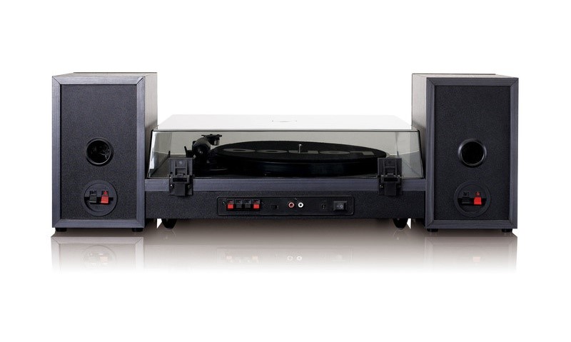 Lenco LS 300 - Gramofon se samostatnými reproduktory - Barva: Černá