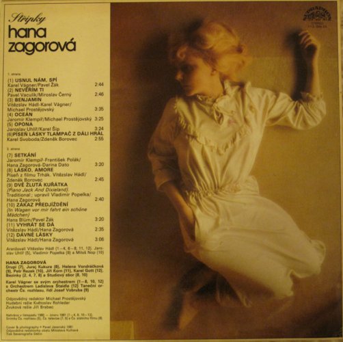 Hana Zagorová – Střípky LP