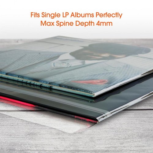 Spincare CLARITY 50ks 12" GATEFOLD Resealable Outer Record Sleeves