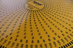Tonar Yellow Acrylic Stroboscope Disc